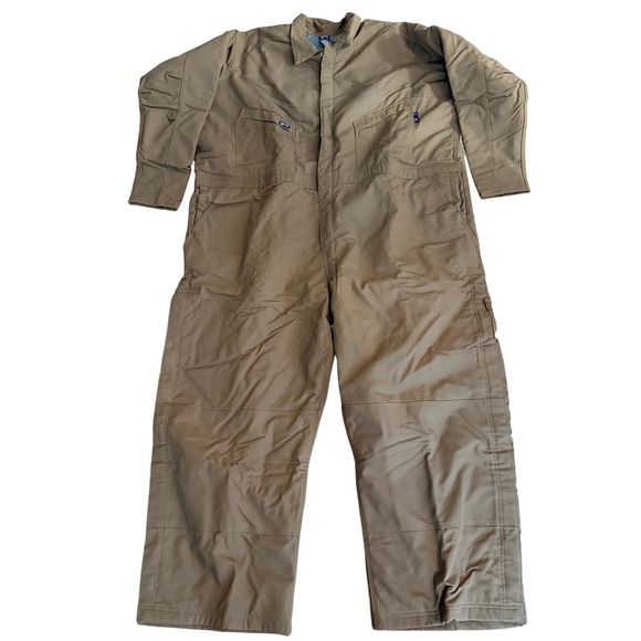 Lapco FR Tan Flame Resistant Utility Coveralls Plus Size Men 6XL